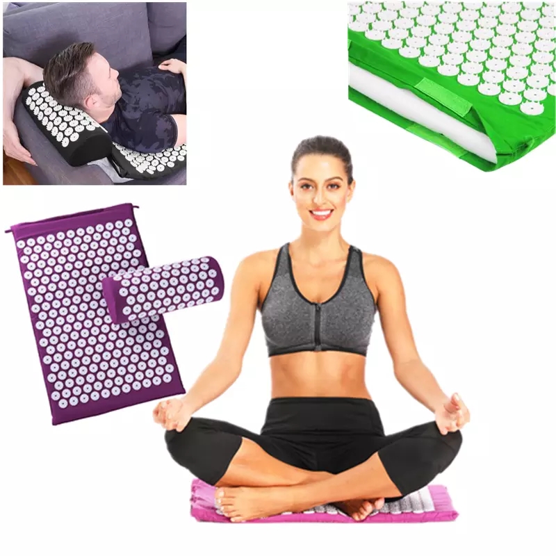 Massager Yoga Mat Cushion acup - Acupressure Mat Set 리뷰 및 가격