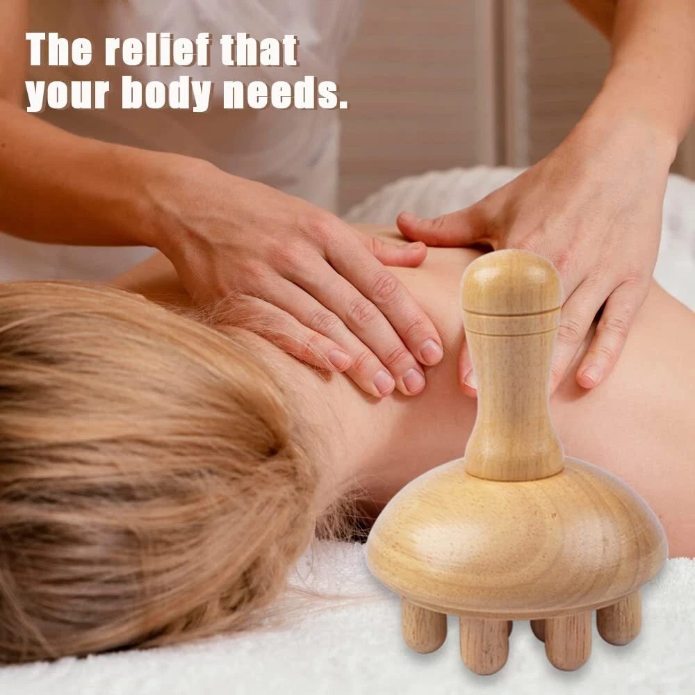 Wooden Mushroom Manual Massage - Health Wellness Massage 리뷰 및 가격