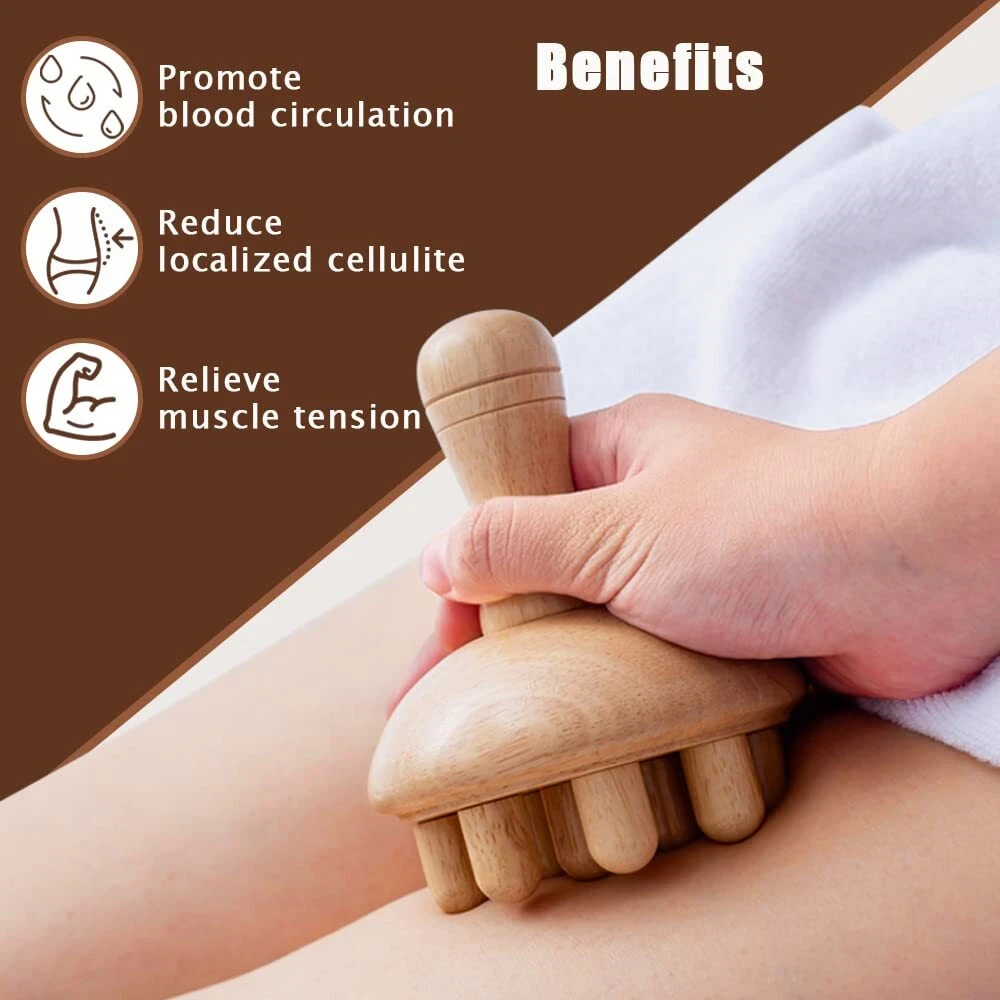 Wooden Mushroom Manual Massage - Health Wellness Massage 리뷰 및 가격