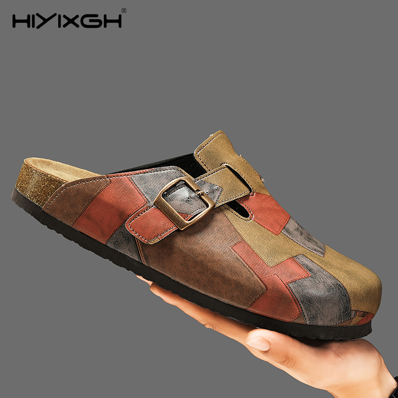 Comfort Cork Leather Slippers  - Health & Wellness Photos 리뷰 및 가격