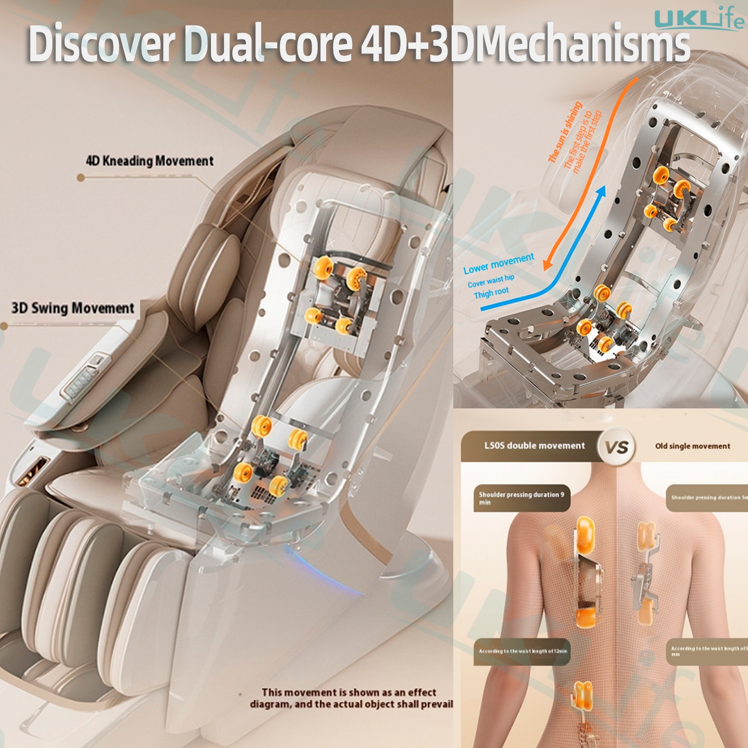 4D SL Track Massage Chair Dual - Health Wellness Massage 리뷰 및 가격