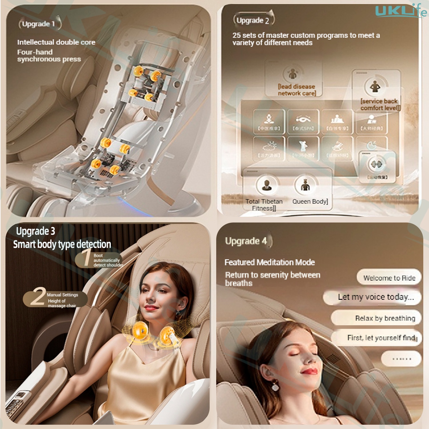 4D SL Track Massage Chair Dual - Health Wellness Massage 리뷰 및 가격