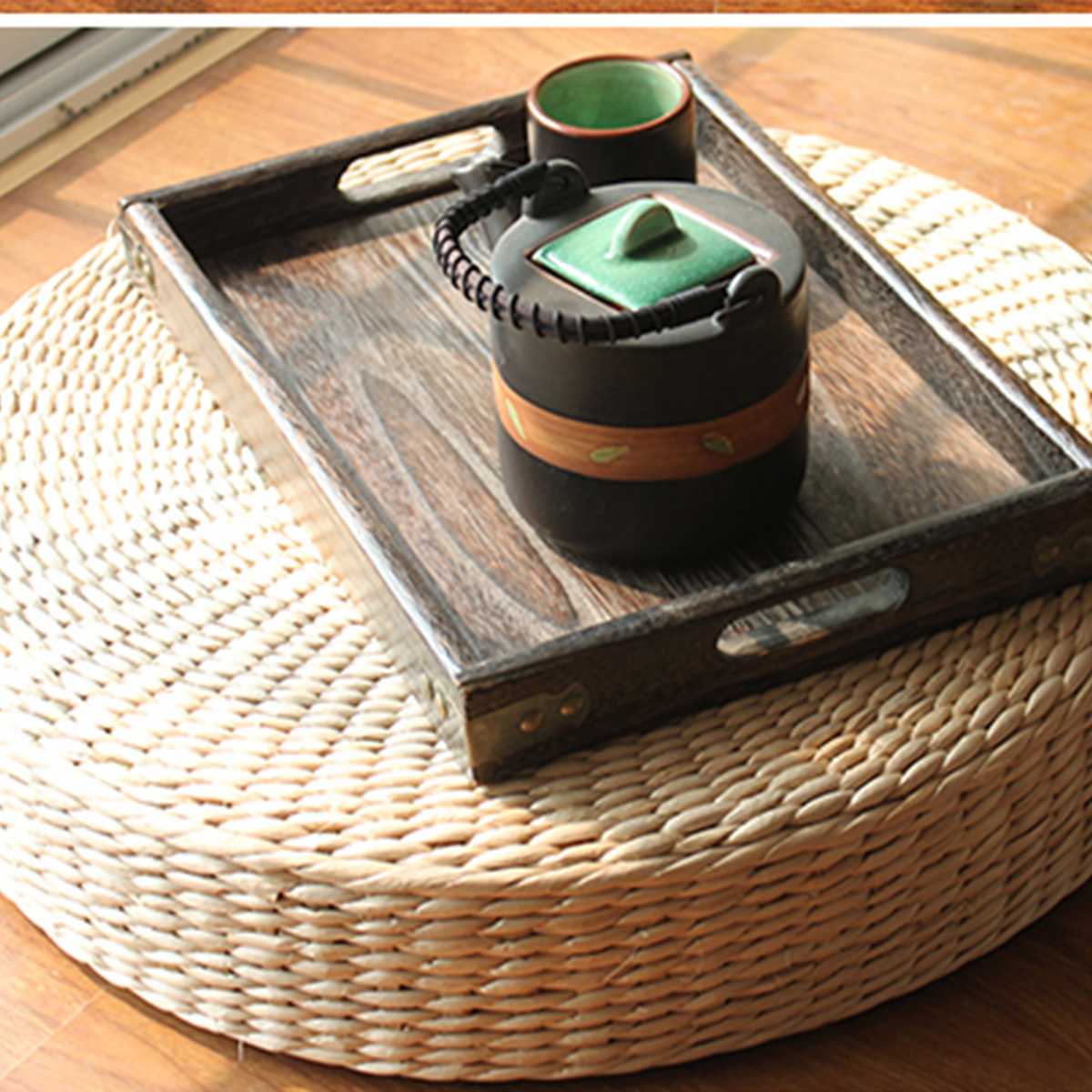 40x6cm Natural Straw Round Fut - Acupressure Mat Set 리뷰 및 가격